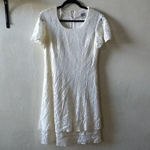 Vintage Lace White Dress